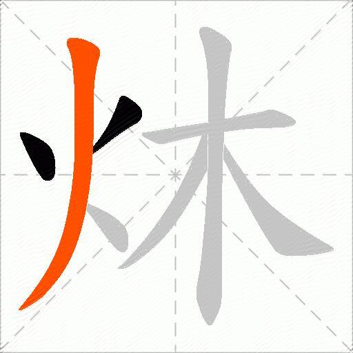 炑