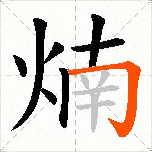 煵