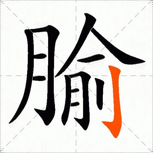 腧
