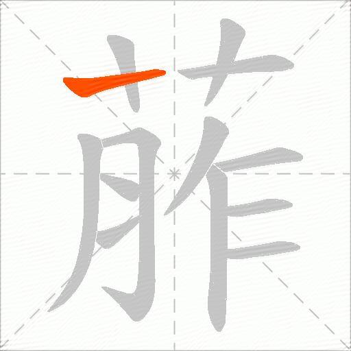 葄