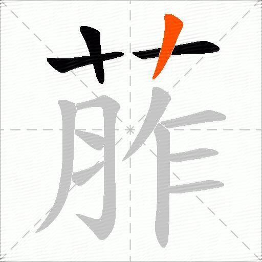 葄