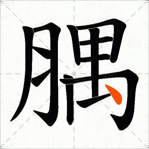腢