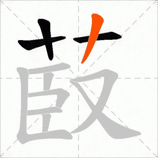 菣