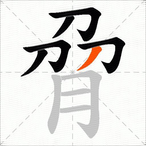 脋