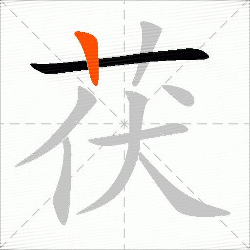 茯