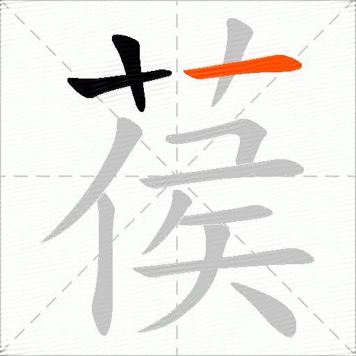 葔