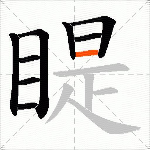 睼