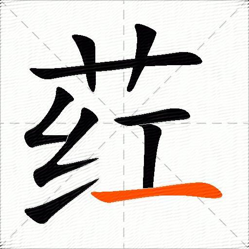 荭