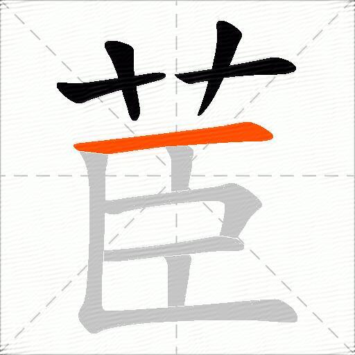 茞