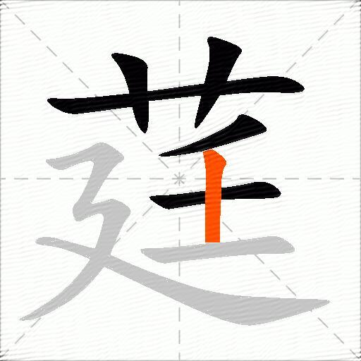 莛