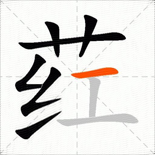 荭