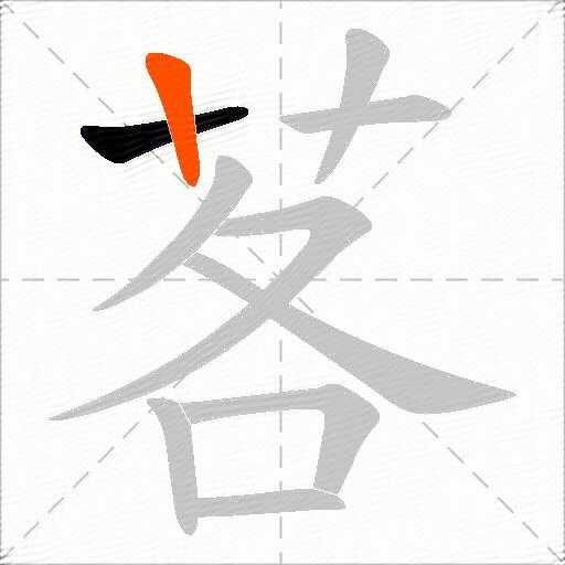 茖