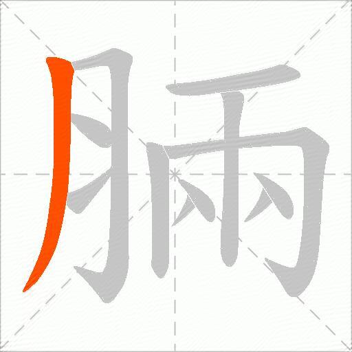 脼