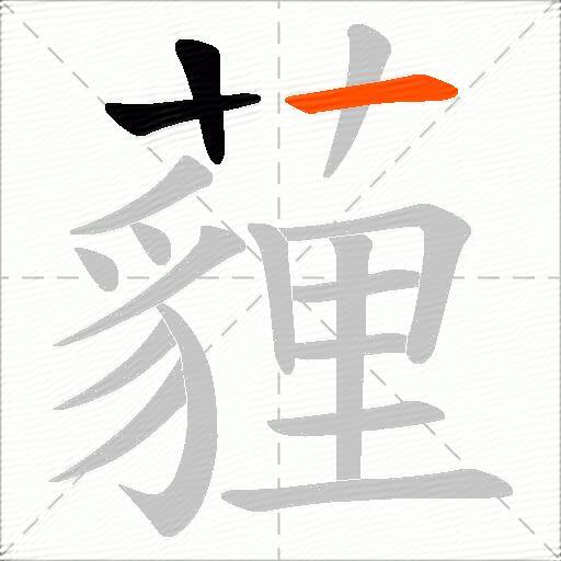 薶
