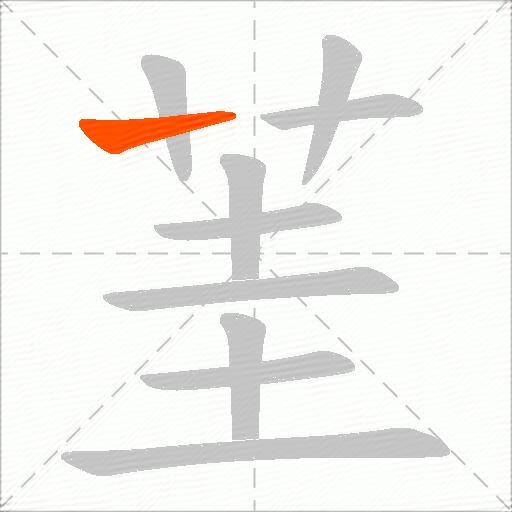 茥