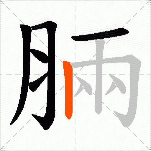 脼