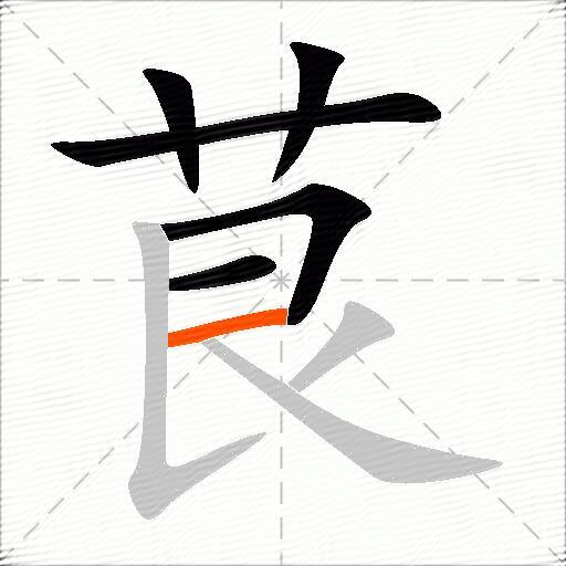 茛