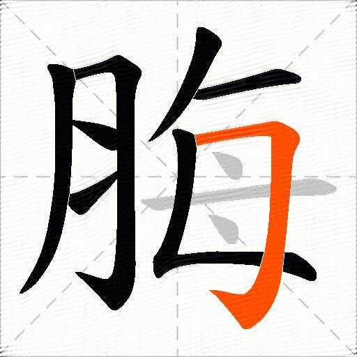 脢