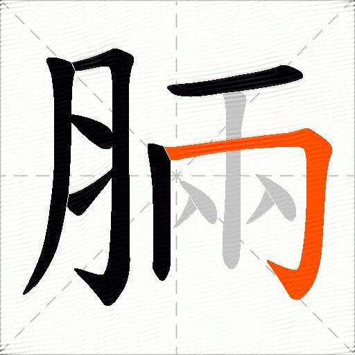 脼