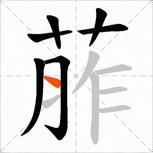葄