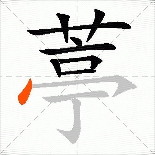 葶
