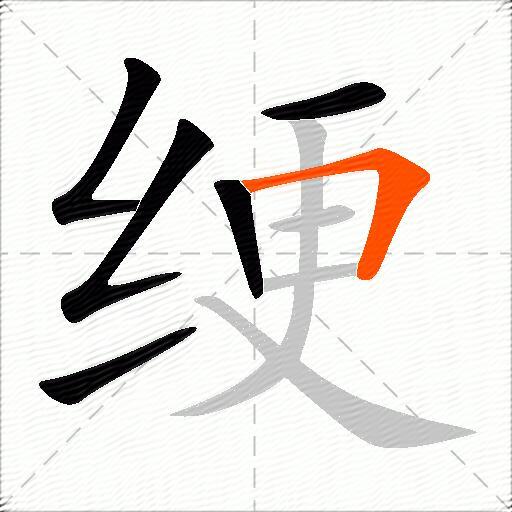 绠