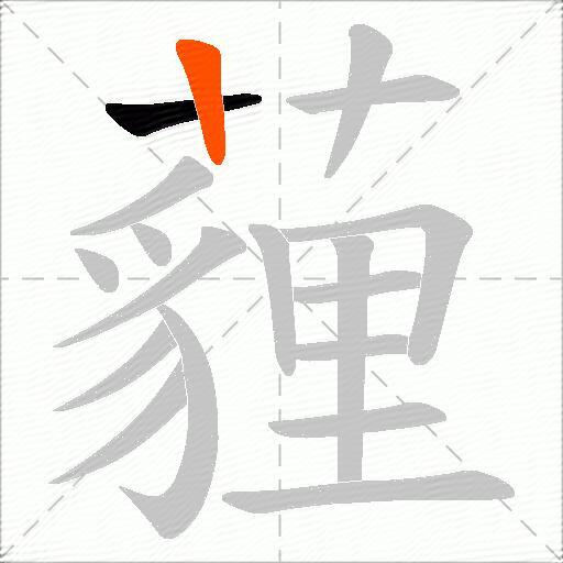 薶