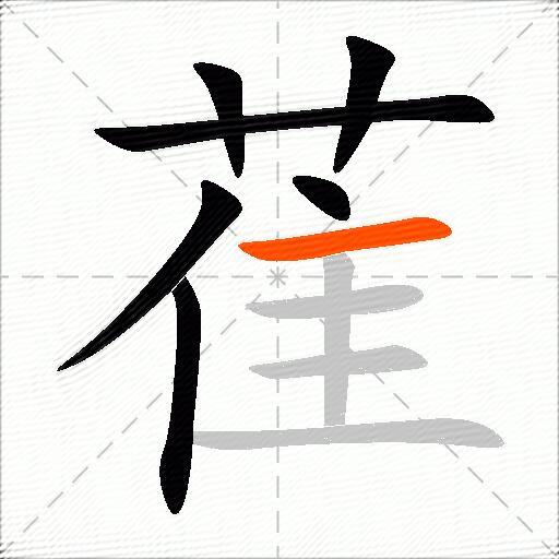 萑