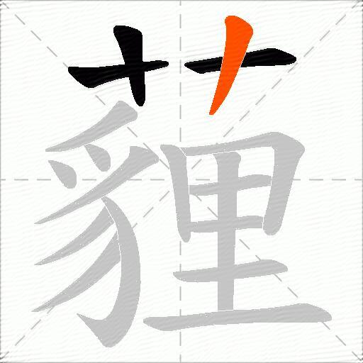 薶