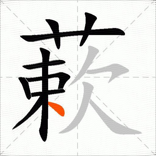 蔌