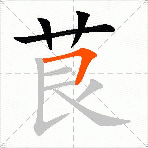 茛