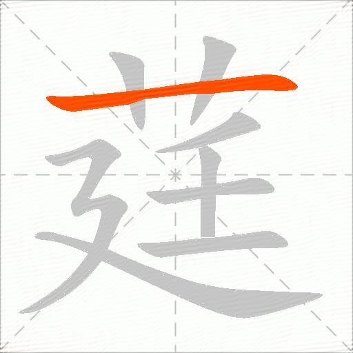 莛