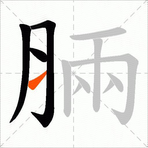 脼