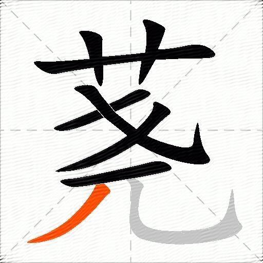 荛