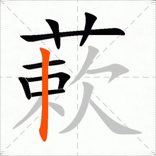 蔌