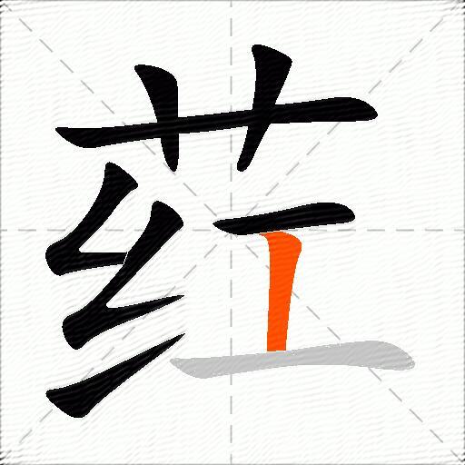 荭