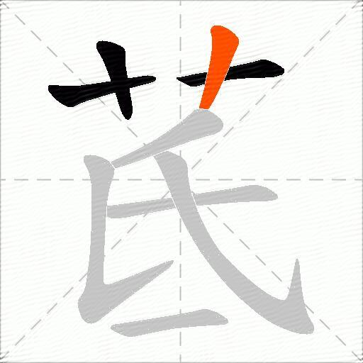 茋