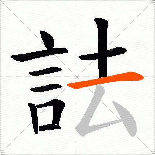 詓