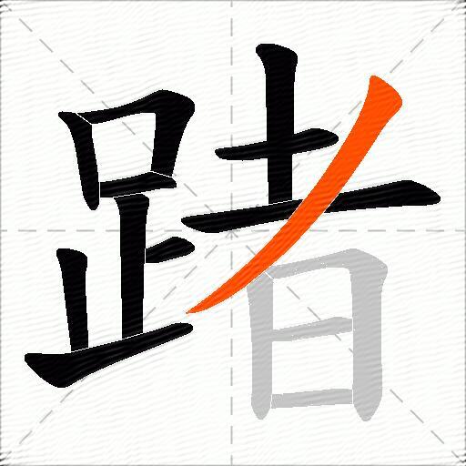 踷