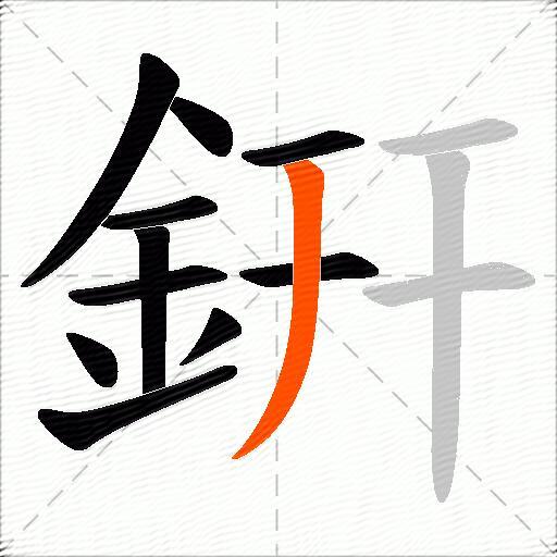 銒