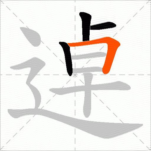 逴