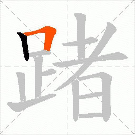 踷