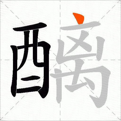 醨