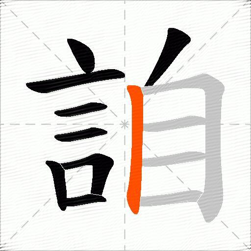 詯