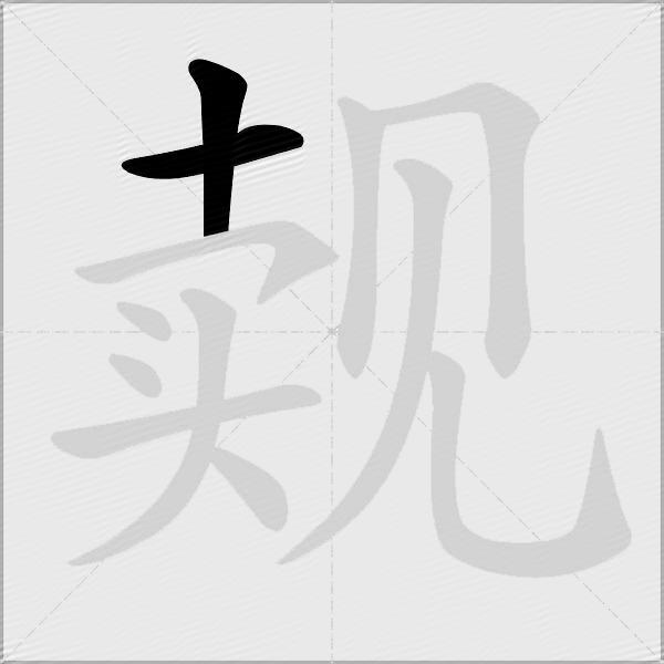 觌