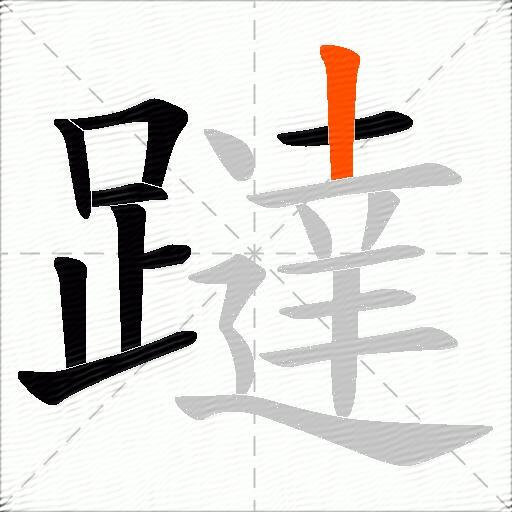 躂