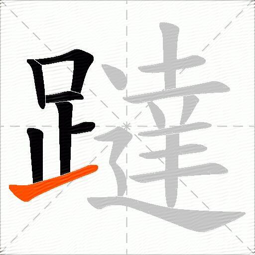 躂