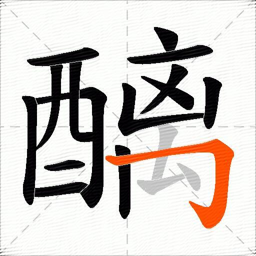醨