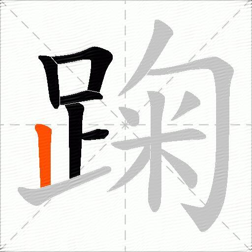 踘