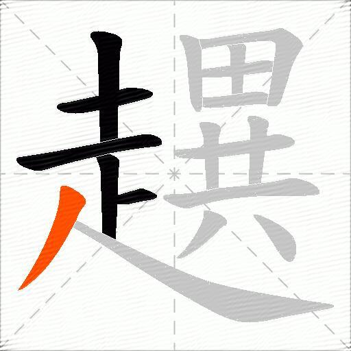 趩